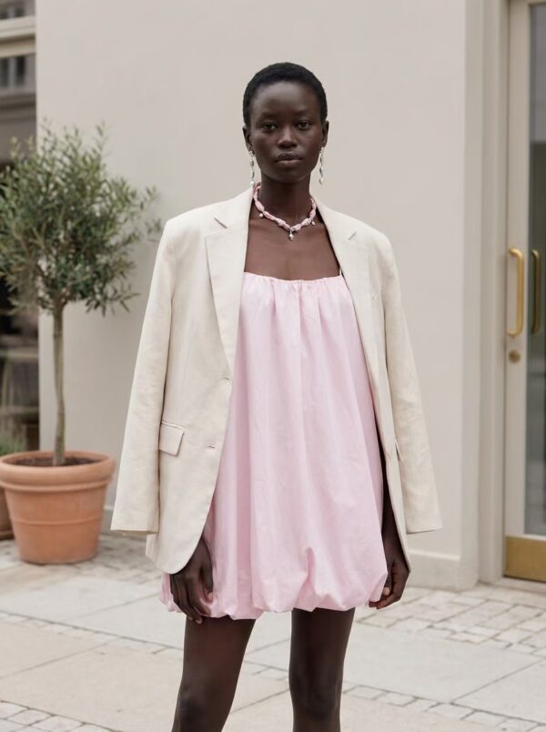 Alba Necklace Blush/Silver